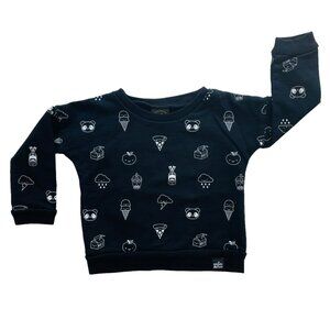 Whistle & Flute Limited Edition Kawaii Designs Unisex Sweatshirt Size 1-2 years